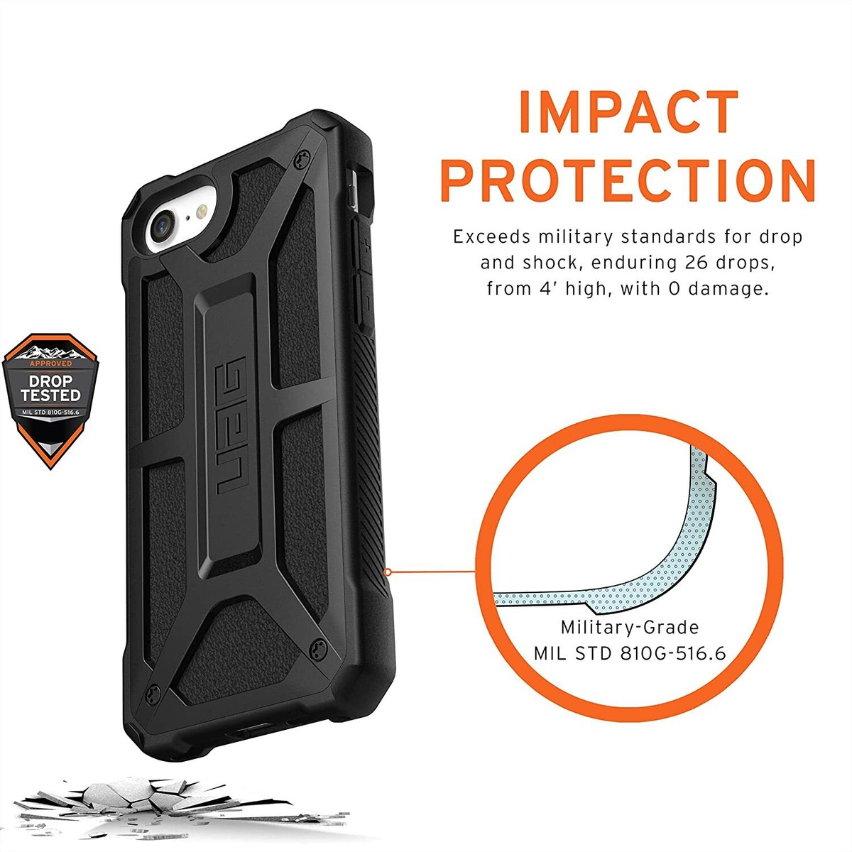 iPhone SE (2nd & 3rd) / 7 / 8 UAG Monarch ShockProof Rugged