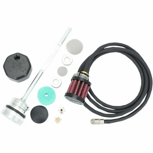 Feuling Polished Black Dipstick Kit for 2017-2019 Harley Touring Models - Picture 2 of 3
