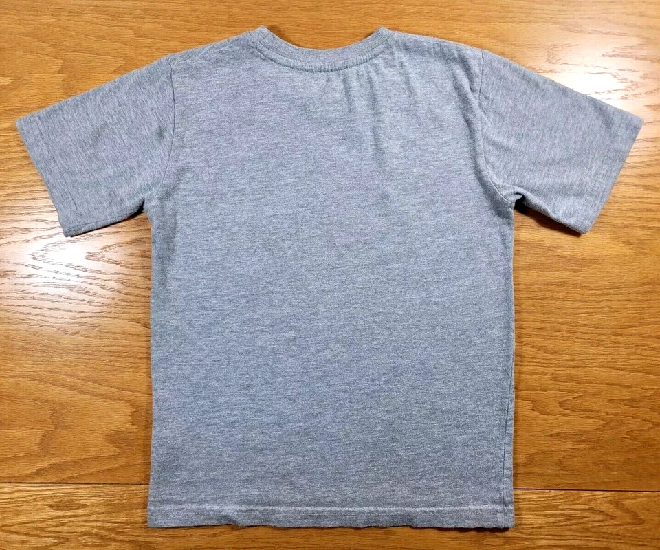 John Deere T-Shirt Youth Size (7) Gray Green Kids Farm Tractor Casual Athletic - Image 4 of 4