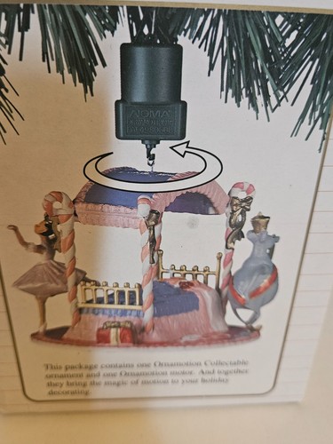 Rare 1989 Noma Ornamotion Nutcracker Suite Clara's Dream Ballerina Canopy Bed - Picture 4 of 10