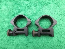 Unknown Rifle 1" Scope Rings Black Picatinny Rail Mount