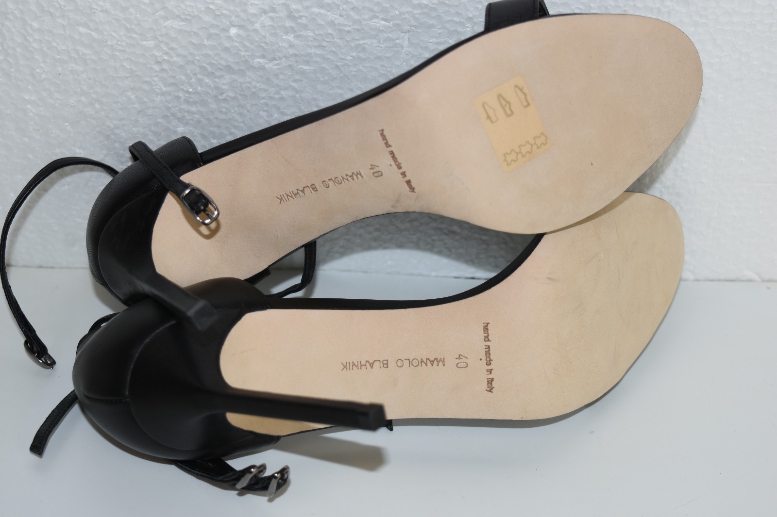 Sandales Manolo Blahnik Eufidabo Chaos, Paillettes Or, Tailles 40.5/41 - Neuf Sans Boîte