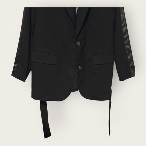 Future Collective Target Coat Blazer Women's Size Small Color Black - Picture 5 of 7