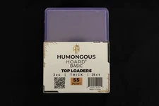 (25) Humongous Hoard 3" x 4" Basic 55Pt Thick Top Loaders Pack