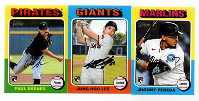 2024  TOPPS HERITAGE HIGH NUMBER SINGLES & ROOKIE CARDS #560 THRU #721