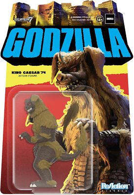 Reaktion Godzilla King Caesar 74 Spielzeug Figur Super7 85233
