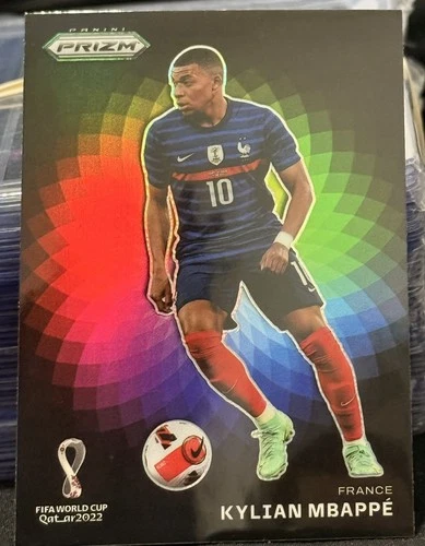 2022 Panini Prizm World Cup Kylian Mbappe Color Wheel Case Hit SSP #7 France !