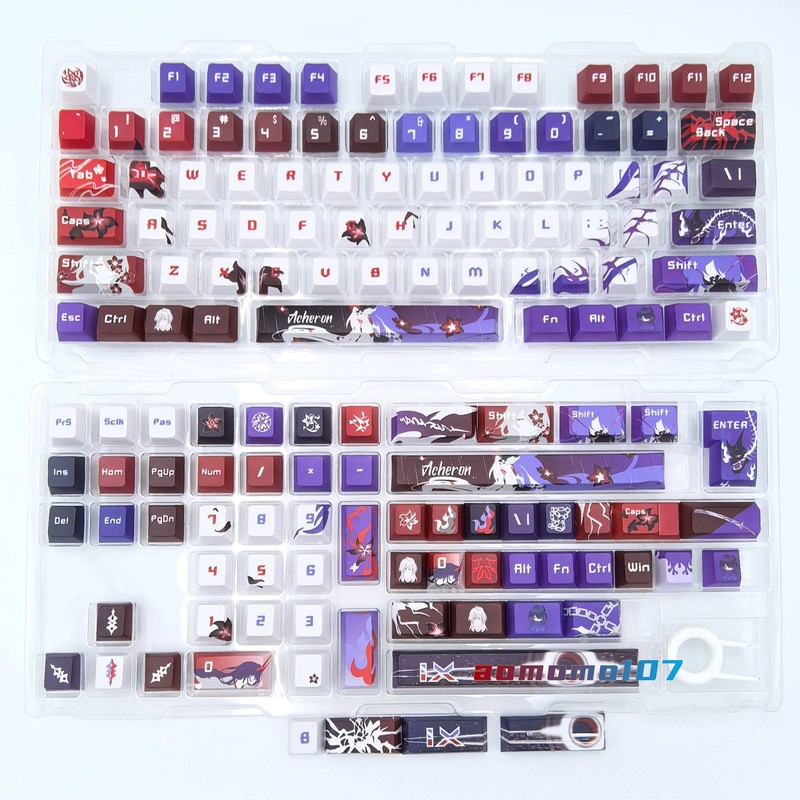 Acheron PBT Keycaps 140 Keys for Mechanical Keyboard