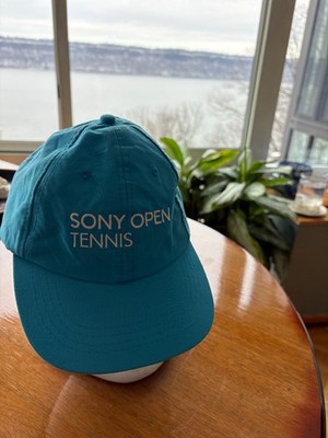 Sony Open 2014 Miami Tennis Blue Hook & Loop Adjustable Baseball Cap Adult