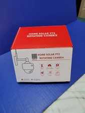 Home Solar PTZ Rotating Security Camera