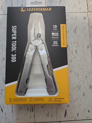 Leatherman Super Tool 300 Multi-Tool Metal Blade Handle 19 Tools 5CZF5
