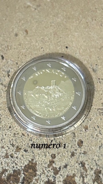 MONACO 2€BE 2015 1215-Fondation de la forteresse rarre FDC