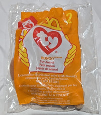 TY Bongo Teenie Beanie Baby-McDonalds 1998 Retired New in Plastic, 2
