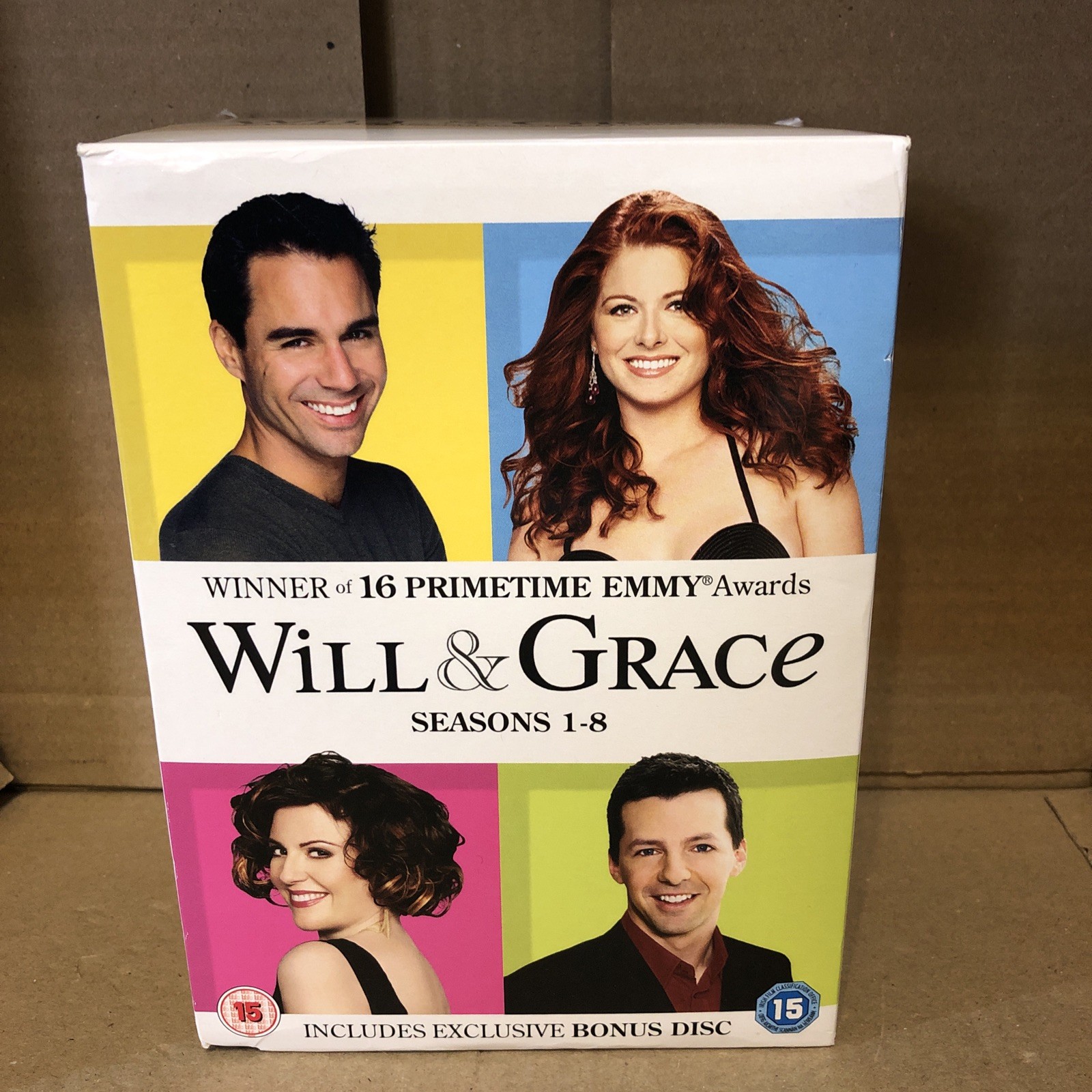 Will And Grace: The Complete Seasons/Series 1-8  [DVD] Boxset