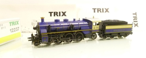 Minitrix N 12237 Dampflok S 3/6 Rheingold mit DSS Top geprüft in OVP JL1371 | Condition: Gebraucht
