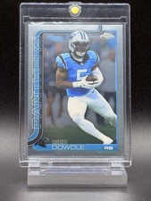 Rico Dowdle Carolina Panthers 2025 Topps Chrome NFL Football NEW RELEASE