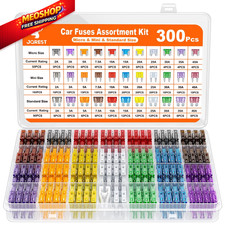 JOREST 300Pcs Car Fuse Assortment Kit, 160 Mini Blade Fuses Automotive  90...