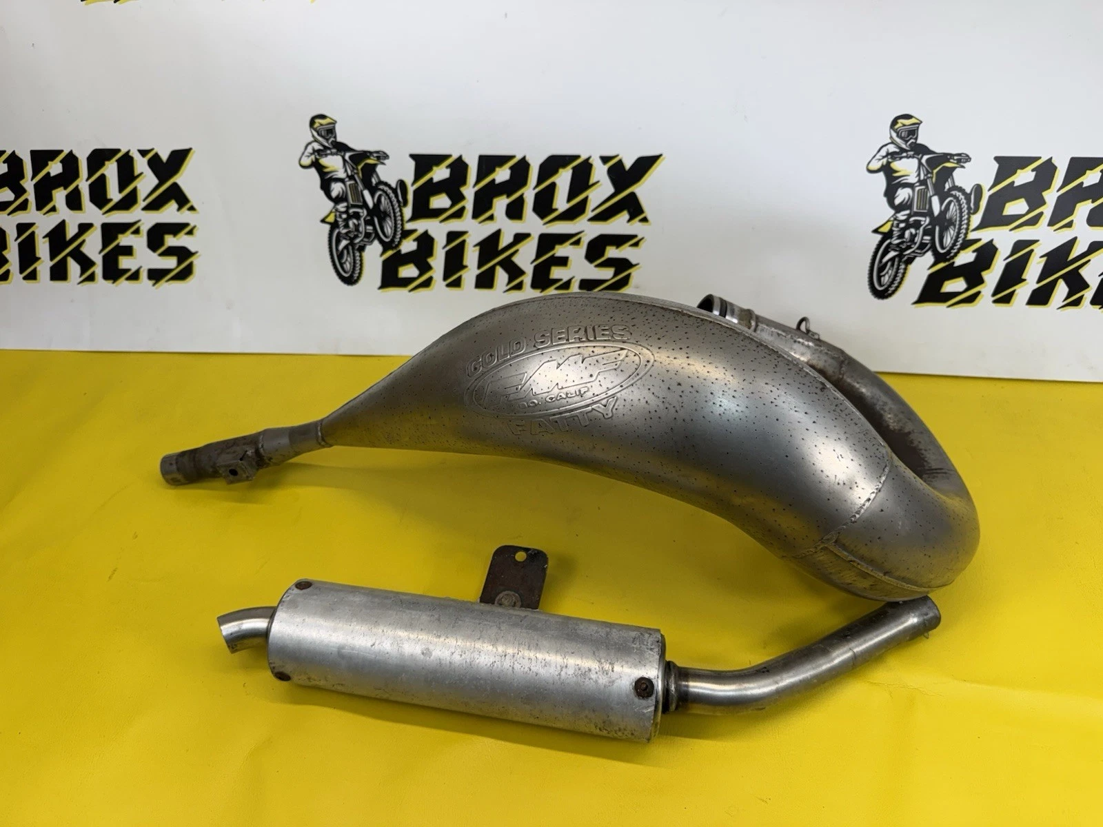 1997-2000 RM125 RM 125 FMF Fatty Expansion Chamber Exhaust Header Pipe Silencer