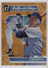 2023 Panini Donruss Diamond Kings Holo Orange Duke Snider #9 HOF 12in