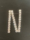 Excellent Lot (3) MCM Rhinestone Brooches, Fantasy Shapes, High Sparkle, Pronged — photo 5