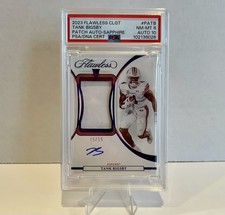 Tank Bigsby 2023 Flawless Collegiate Patch Auto Sapphire  /15 PSA Graded 8/10 