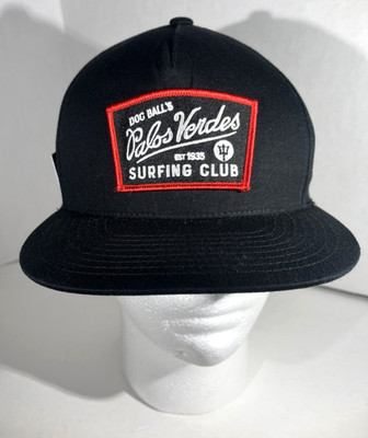 Burnout Men's Doc Ball's Palos Verdes Surfing Club Snapback Cap Hat Size OS NWT