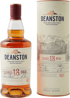 (162,23 /l) Deanston 18 Years Highland Single Malt Scotch Whisky 46,3% 0,7l Flas