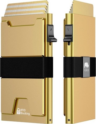 Smart Card Wallet for Men Slim Minimalist Wallets RFID Blocking Gift 