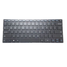 Intel Backlit English US Laptop Keyboard - Silver 19D2B-US