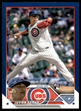 2023 Topps - Royal Blue #444 Javier Assad RC Chicago Cubs