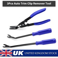Car Tool Door Panel Fascia Dash Upholstery Remover 3PCS Trim Clip Removal Pliers