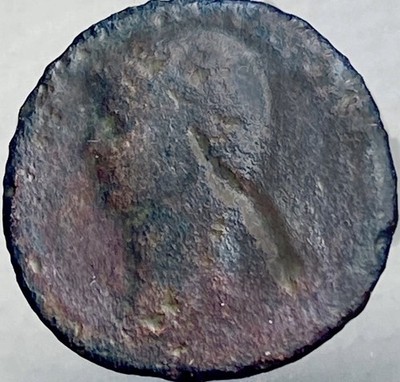 Roman Emperor Claudius I Minerva Large Ancient Coin 41AD-50AD 2000 Years Old