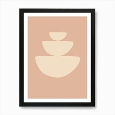 Stack Of Bowls Art Print Framed Wall Art Poster Canvas Print Picture