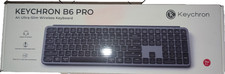Keychron B6 Pro Custom Wireless Keyboard with Programmable ZMK Mac PC Space Gray