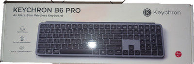 Keychron B6 Pro Custom Wireless Keyboard with Programmable ZMK Mac PC Space Gray