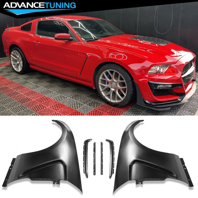 Fits 10-12 Ford Mustang GT500 & 13-14 GT GT500 V6 2PCS Front