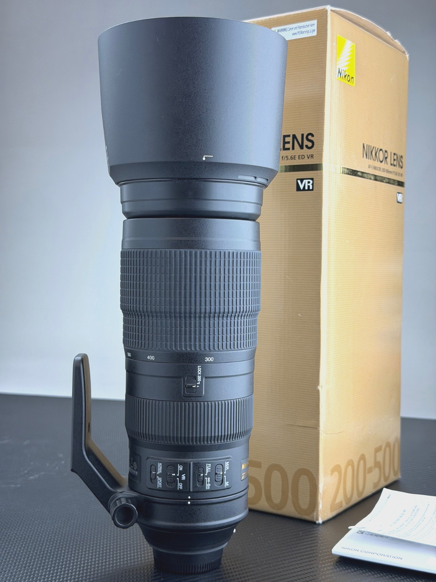 【超望遠】 Nikon AF-S 200-500mm F5.6 E ED VR Nikon Nikkor AF-S 200-500mm f5.6 E ED VR lens | eBay
