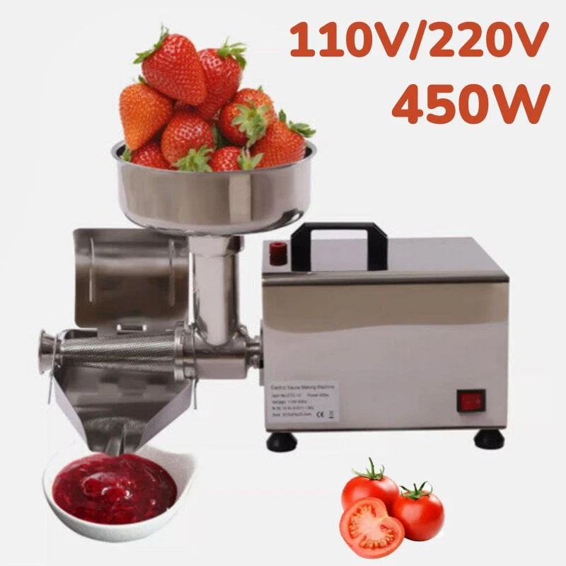 New Sauce Maker Commercial Tomato Strainer Milling Machine Electric Tomato Press