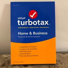 Intuit TurboTax 2016 Home & Business CD Federal State Wondows And Mac BRAND NEW