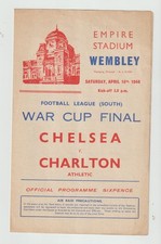 CHELSEA v CHARLTON ATHLETIC 1944 War Time Cup Final Football League South