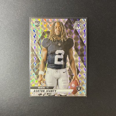 2025 Mosaic Silver Prizm Variation Ashton Jeanty #287 Rookie RC SP Raiders