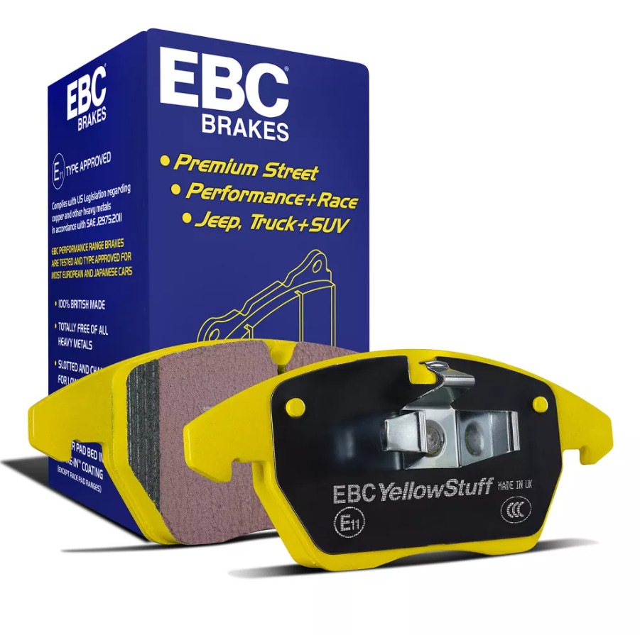 EBC Front Yellowstuff Brake Pad 4000 Series Sport Set For Maserati Levante 3.0TT