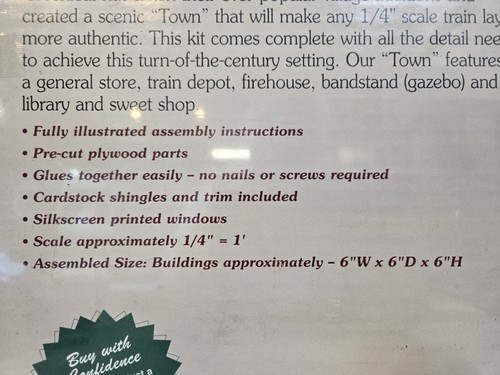 Greenleaf Village Model #8018 Sealed The Greenleaf Town Assembly Required - Picture 3 of 12