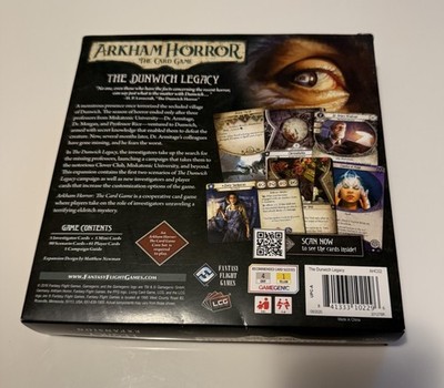 Arkham Horror The Card Game The Dunwich Legacy Deluxe EXPANSION | Horror  Game | | eBay