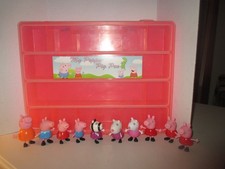10 Peppa Pig Figures With My Peppa Pig Pen Carrying Case