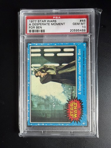 1977 Topps Star Wars #46 A desperate moment for Ben — PSA 10