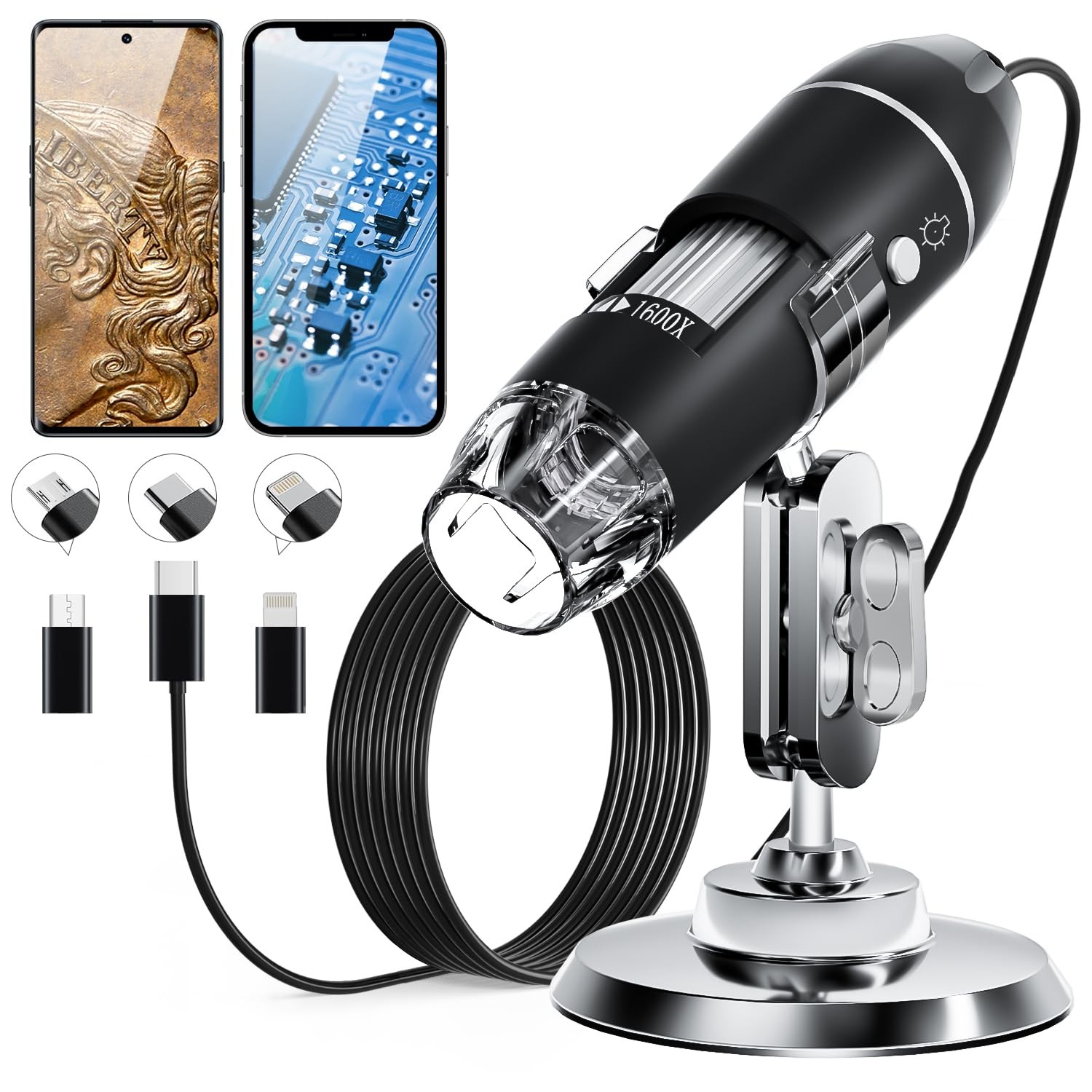 Microscope numérique USB pour réparer les circuits miniatures et composants