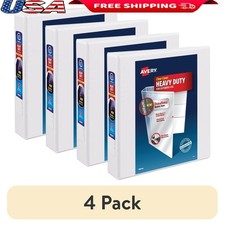 Heavy Duty Binder Nonstick 1.5 Inch Slant Ring Rings Organization US