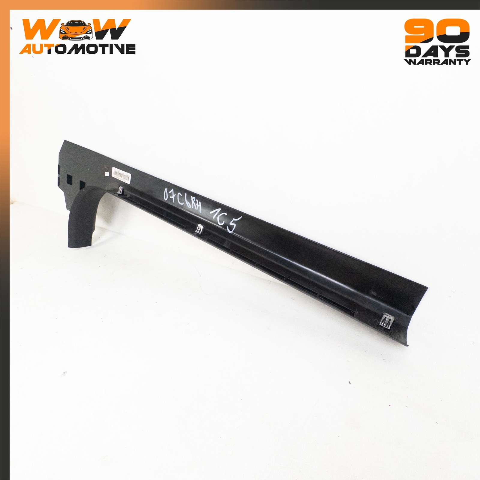 04-13 CHEVROLET CORVETTE C6 CADILLAC XLR FRONT RIGHT SILL PLATE TRIM BLACK OEM