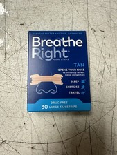 Breathe Right Nasal Strips 30 Large Tan